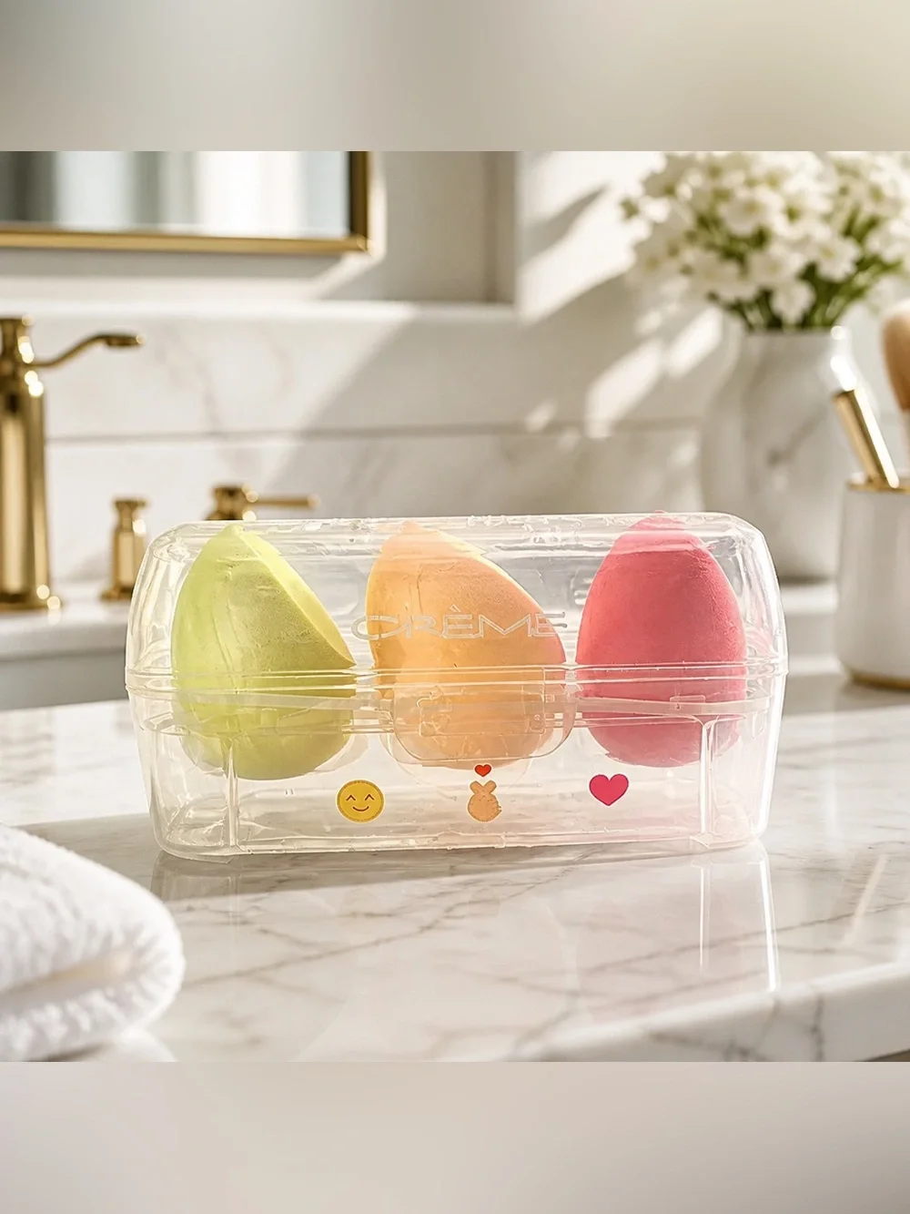 NWT The Creme Shop Next Gen Makeup Blender Trio Beauty Sponge & 2 Fusion Masks